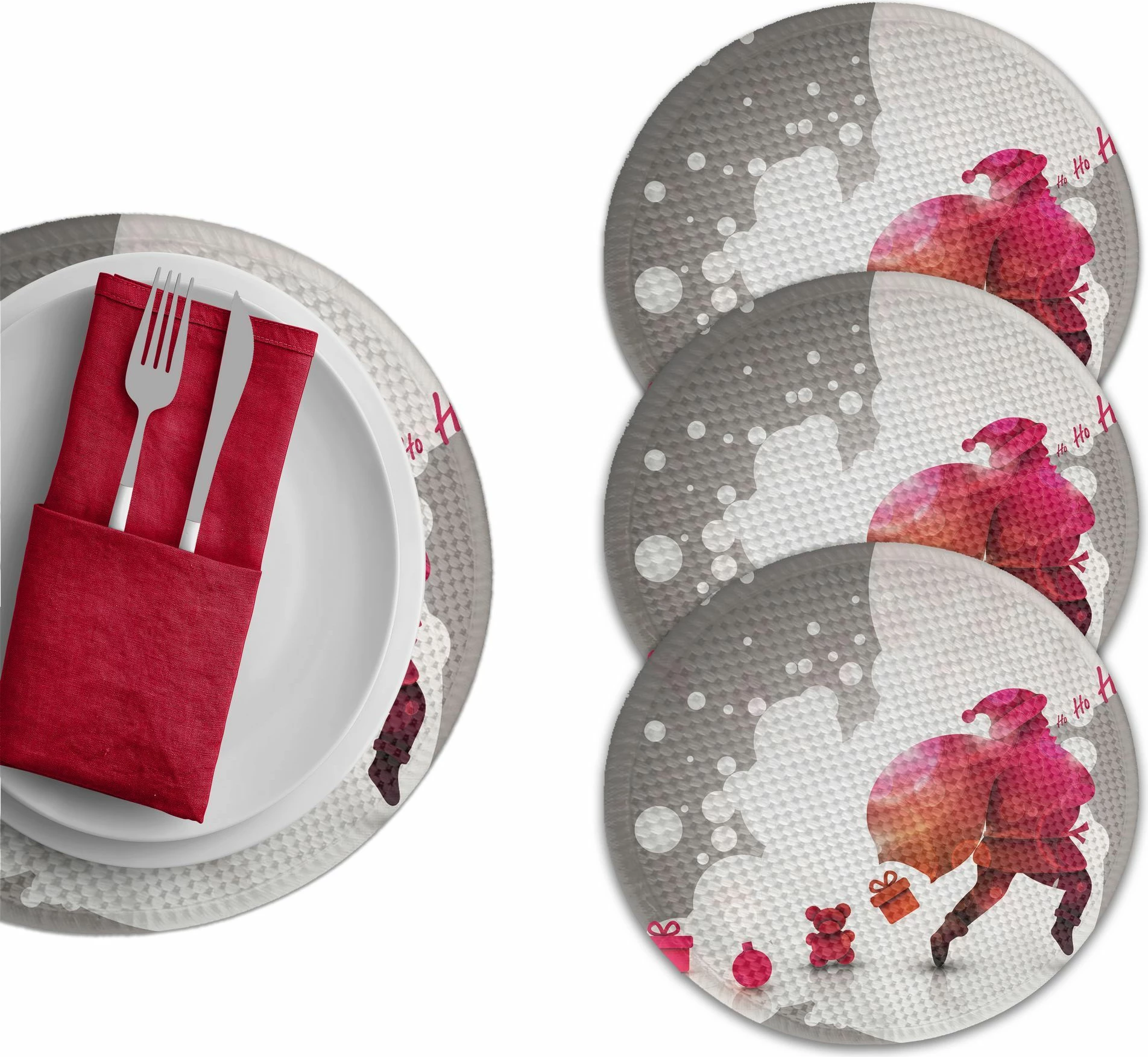 Set namiznih podlog Hermia Concept, večbarvne, 4 kosi, 37 cm