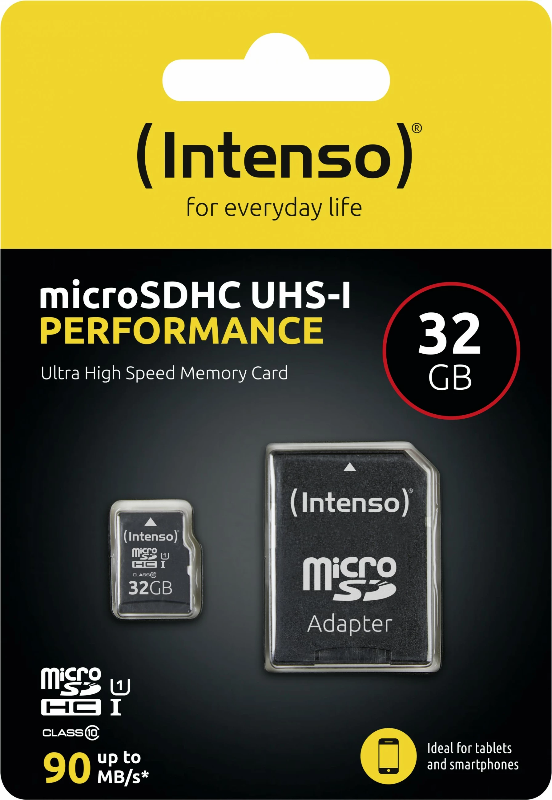 MicroSD kartica Intenso 3424480, 32 GB, Class 10, UHS-I, črna