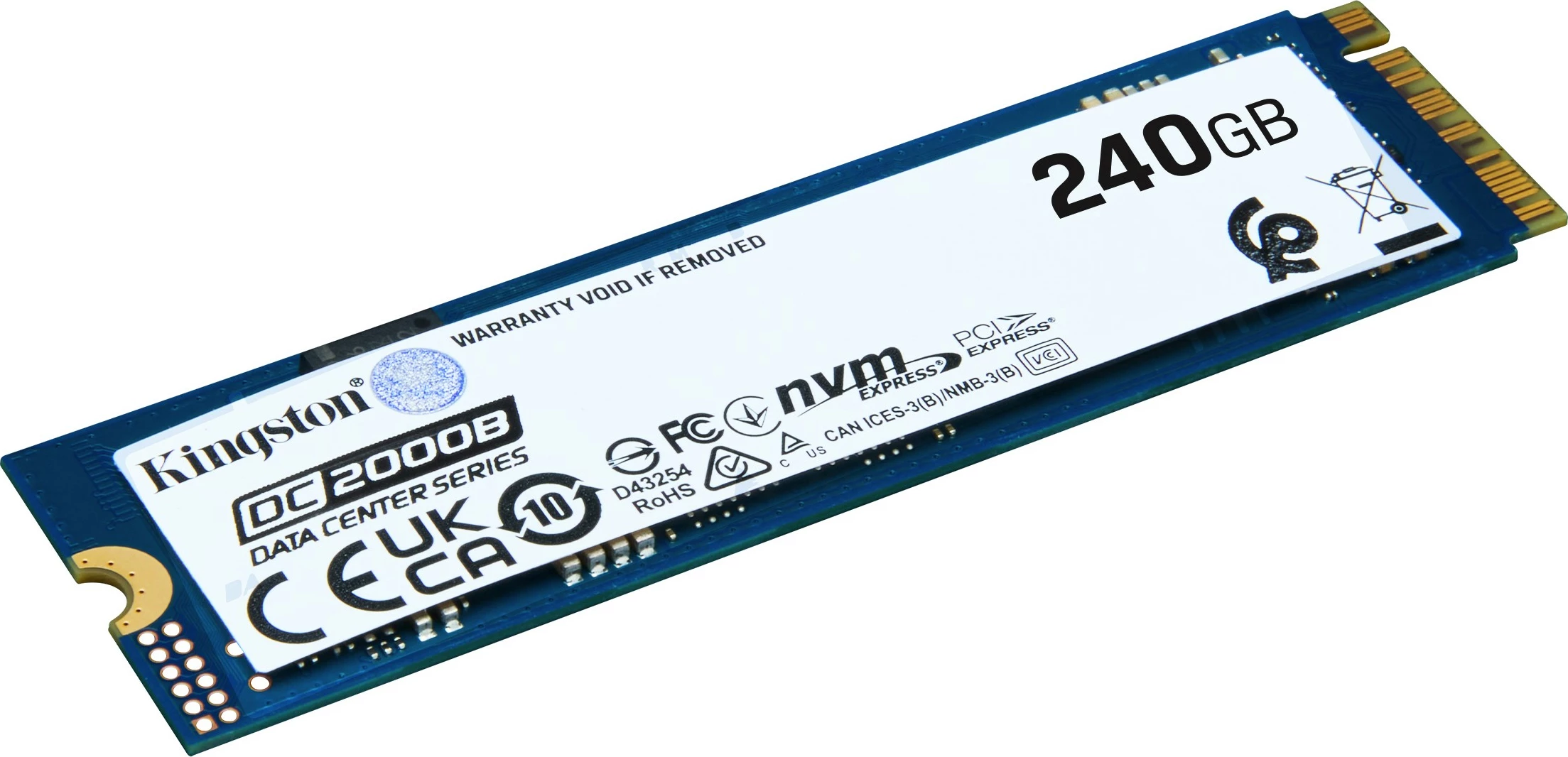 SSD 240 GB PCIe 4.0 M.2, 4500 MB/s Kingston DC2000B