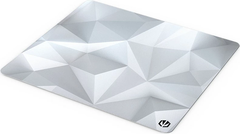 Mauspad Crystal Onyx White L, Endorfy, bel/siv