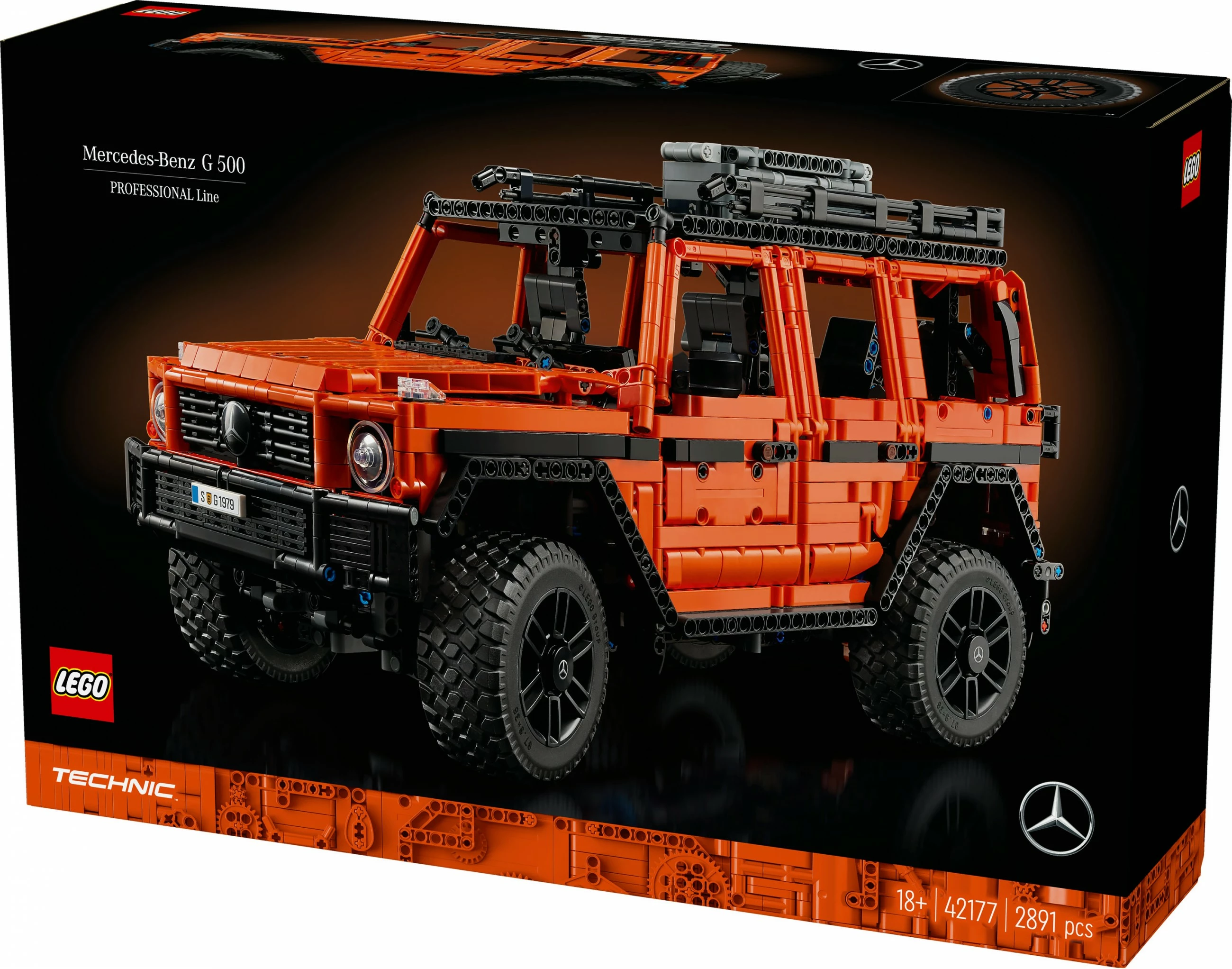 Komplet za sestavljanje Mercedes-Benz G 500, 2891 delov, večbarven - LEGO