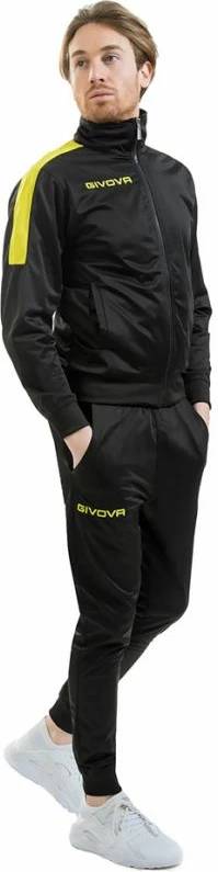 Trenerka Givova Tuta Revolution, črno- rumena
