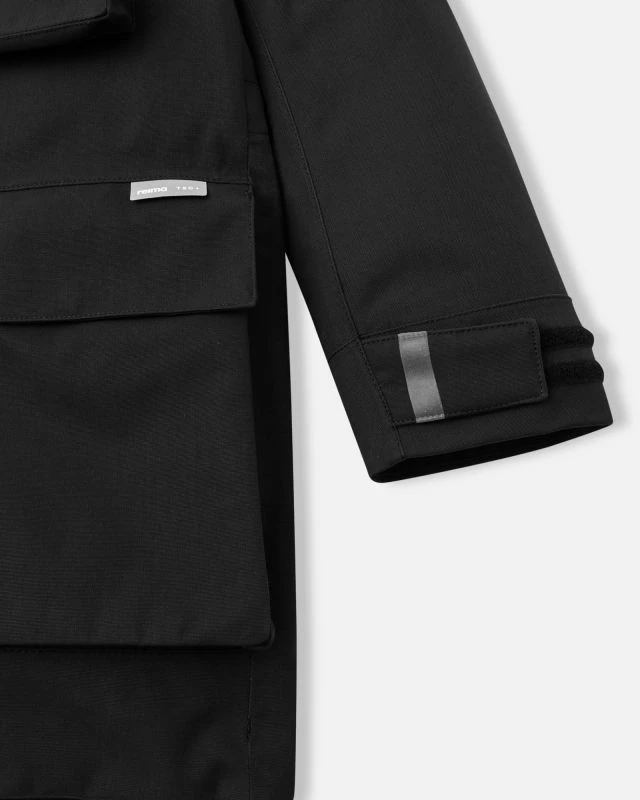 Zimska jakna za otroke Reima, črna