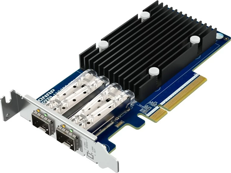 Omrežna kartica 10GbE QNAP QXG-10G2SF-X710, 2x SFP+, PCIe