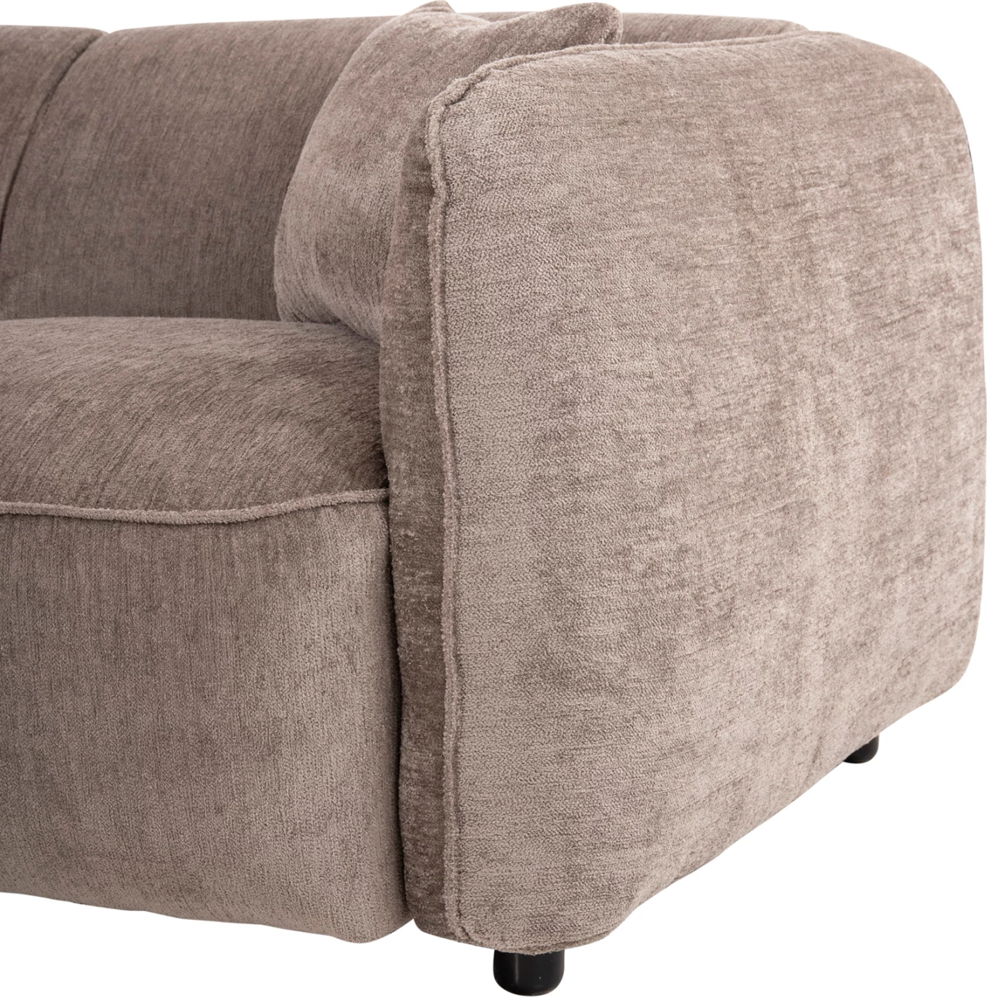 Kotna sedežna garnitura (levi) TREAT FH3277.02L temno bež tkanina 270x163x74Hcm