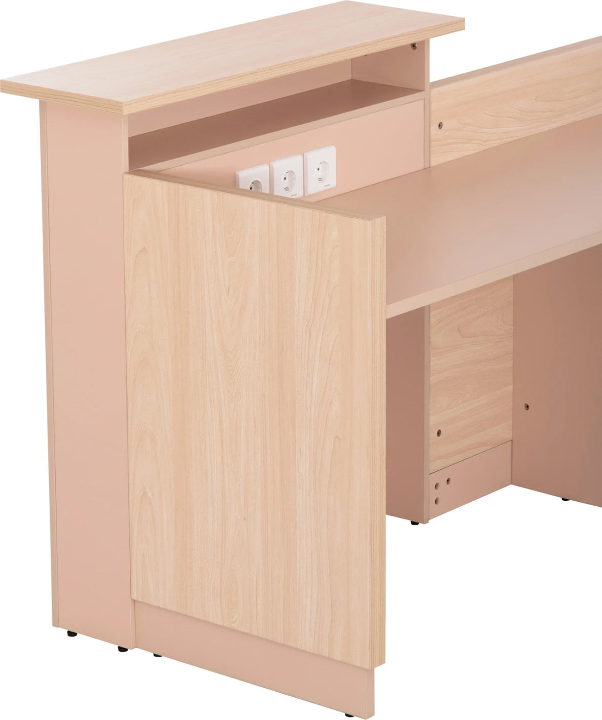 Recepcijska miza DALTON FH2068.02 melamin v sonama-beli 240x80x106H cm