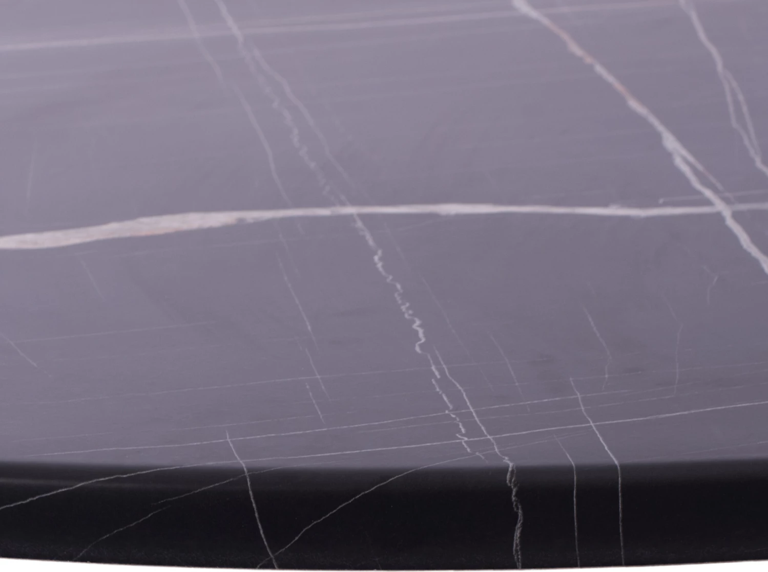 Okrogla mizna plošča iz Werzalita v videzu črnega marmorja 741 FH5227.13 Φ60cm