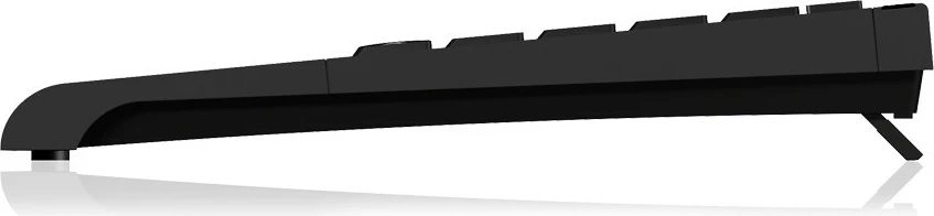 Mini kompaktna tipkovnica QWERTZ KeySonic ACK-595C+, USB, črna