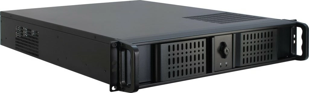 Računalniško ohišje rackmount 2U Inter-Tech 2U-2098-SL, industrijsko, črno