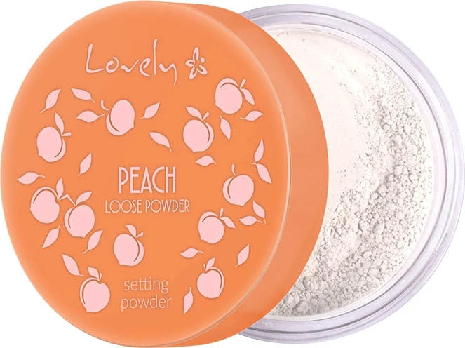 Rahljena pudra za obraz Lovely Peach Loose Powder, prozorna, 9 g