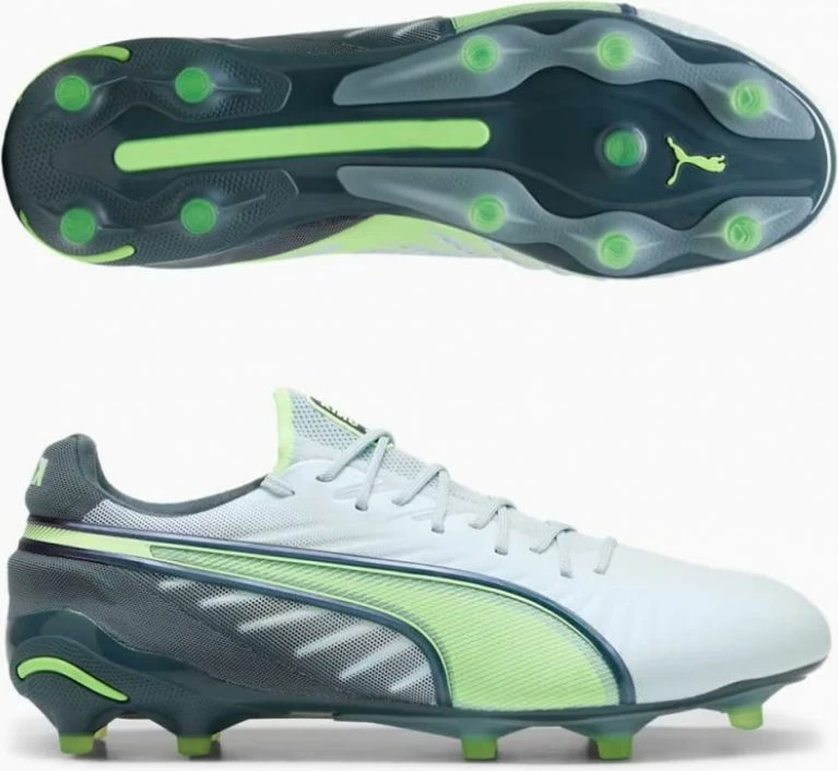 Nogometni čevlji za moške, beli, Puma King Ultimate FG/AG M 107809 03