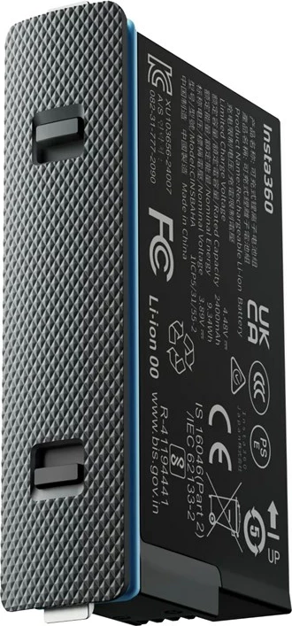 Baterija za kamero Insta360 X5, 2400 mAh, črna