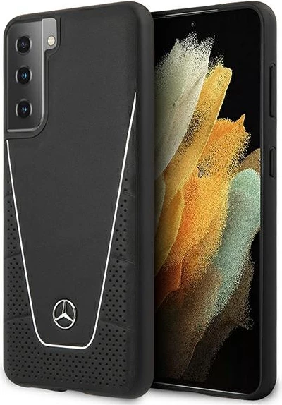 Ohišje Dynamic Line za Samsung Galaxy S21+, Mercedes MEHCS21MCLSSI, črno