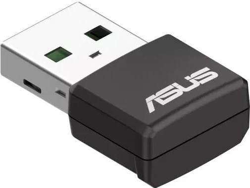 Brezžični USB adapter ASUS USB-AX55 Nano AX1800, 1800 Mbit/s, črn