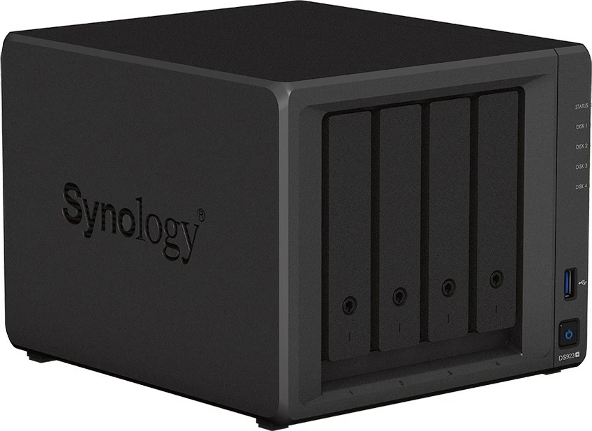 NAS Synology DiskStation DS923+, AMD Ryzen R1600, 4 GB DDR4L