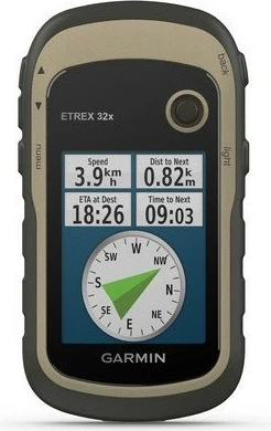 Ročni GPS Garmin eTrex 32x, 8 GB, črn, zelen