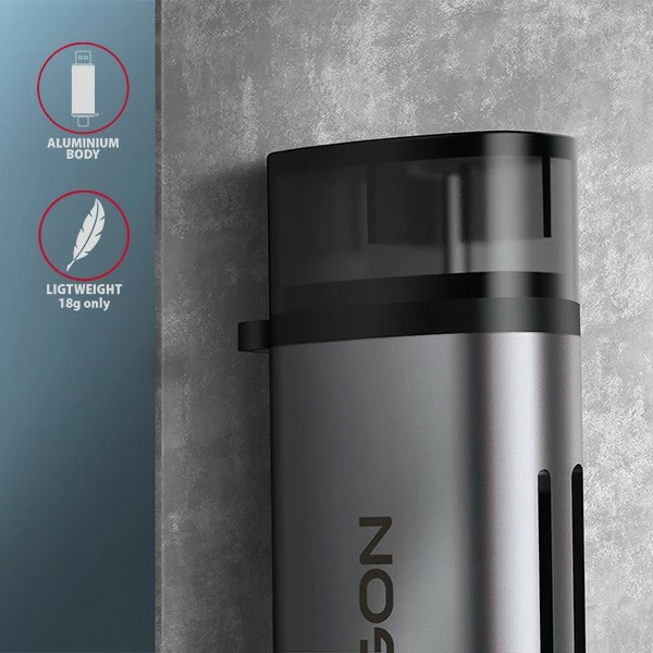 Bralnik kartic AXAGON CRE-SAC, USB 3.2 Gen 1, Type-C + Type-A, siv