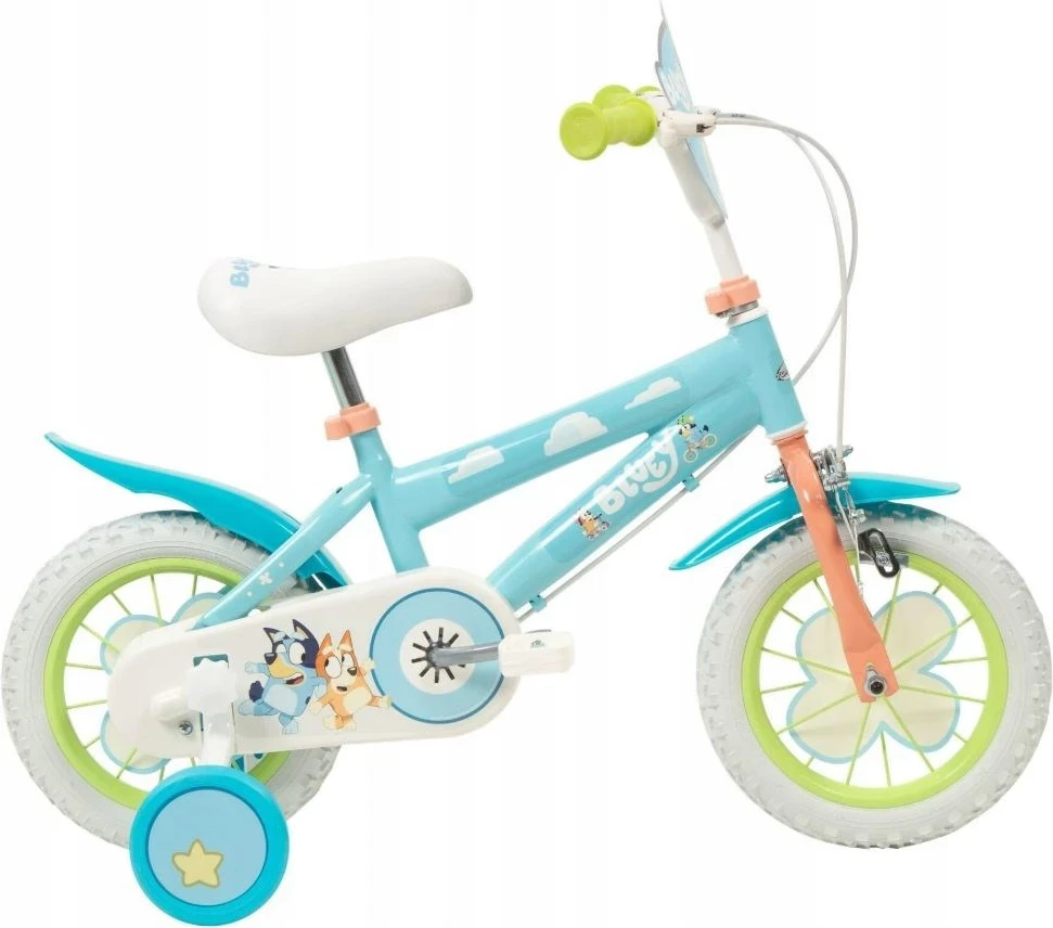 Otroško kolo TOIMSA Bluey 12 in, modro/limetno