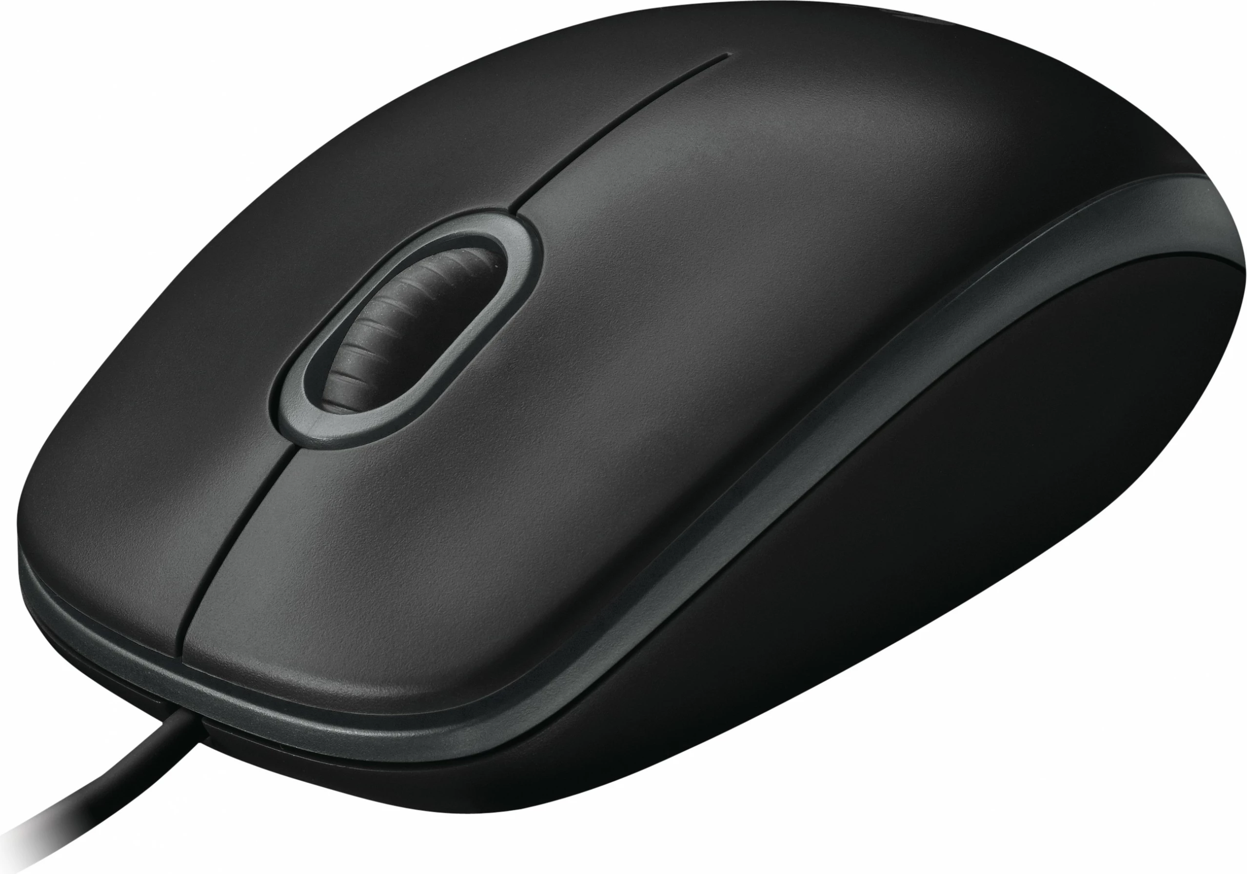 Optični miš Logitech B100, USB Type-A, 800 DPI, črn