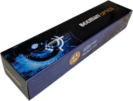 Optični daljnogled 3-9x40, 1" cev in nosilec, BEEMAN, črn