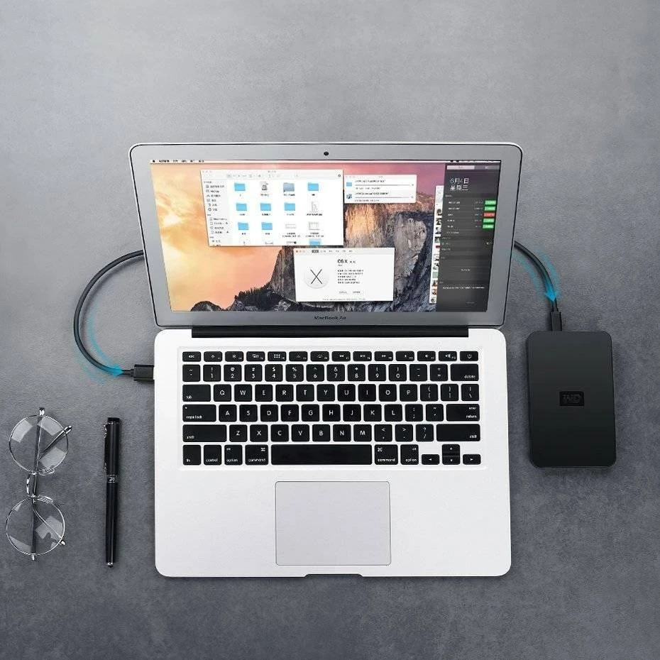 Kablu USB, mini-USB, 3 m, črn UGREEN US132