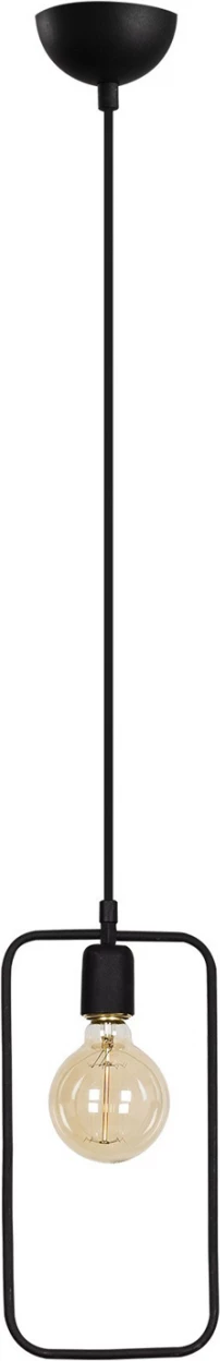 Kovinska viseča svetilka črna FH7258 15Χ6Χ123 cm