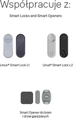 Pametna tipkovnica z bralcem prstnih odtisov Yale 05/303000/BL, črna