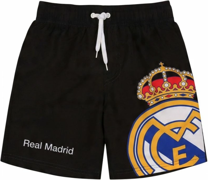 Plavalne hlače za otroke Real Madrid, črne