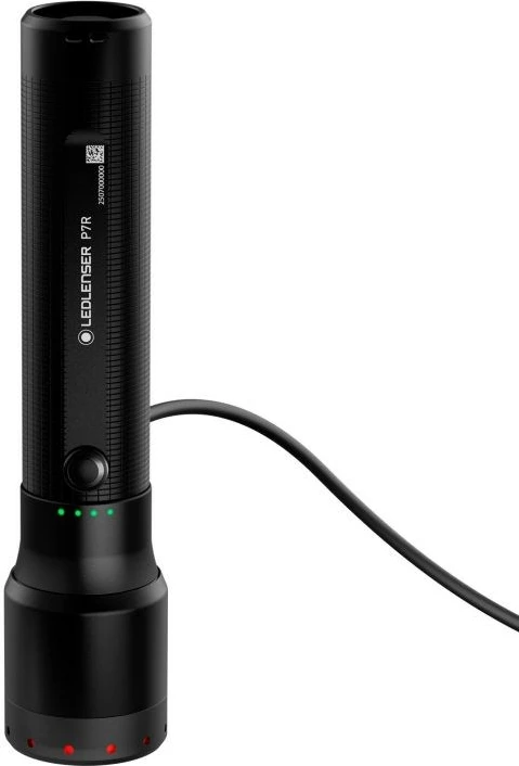 Ročna svetilka LED Ledlenser P7R, 80 h, IP68, črna