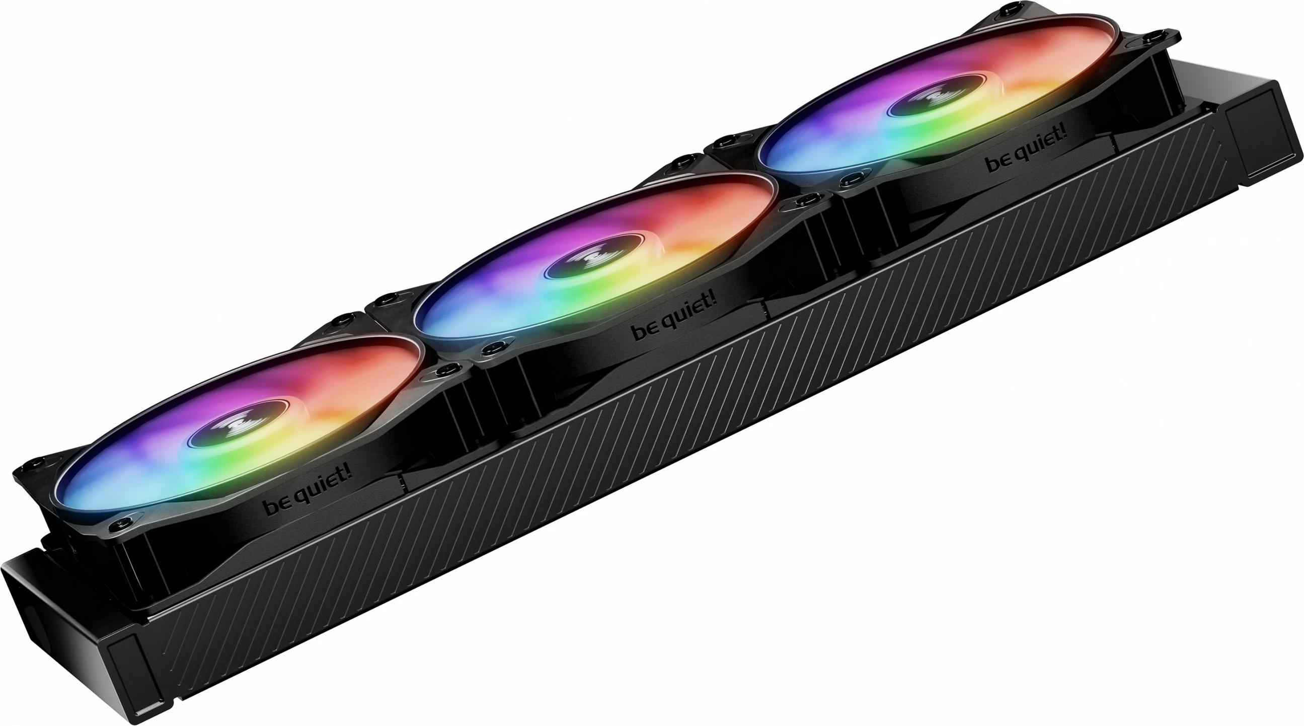 Ventilatorji LIGHT WINGS LX PWM 120 mm, trojni paket, LED, Be Quiet!, črni