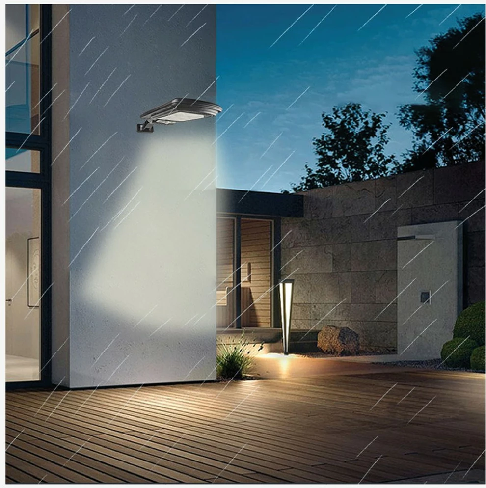 LED solarna ulična svetilka z gibljivostnim senzorjem in daljinskim upravljalnikom, Maclean MCE446, 400 lm, IP54, črna