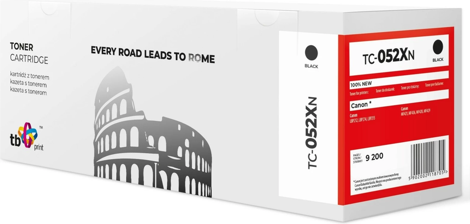 Toner kartuša TB Print TC-052XN za Canon LBP210, 9200 strani, črna
