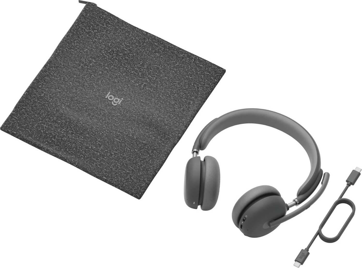 Brezžične Bluetooth slušalke, za Microsoft Teams, grafit Logitech Zone Wireless 2