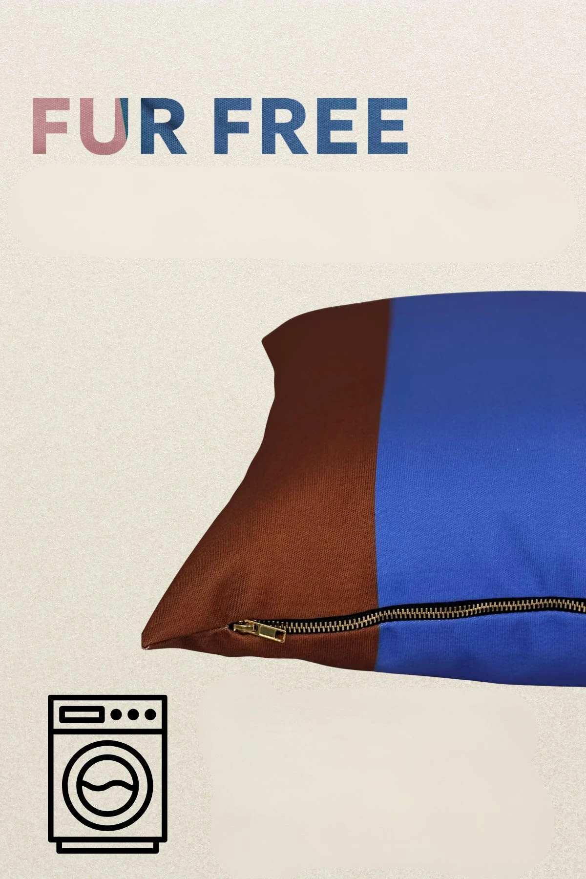 Ležišče za hišne ljubljenčke Paws & Whiskers, Brez krzna, 50 x 70, rjavo in vijolično