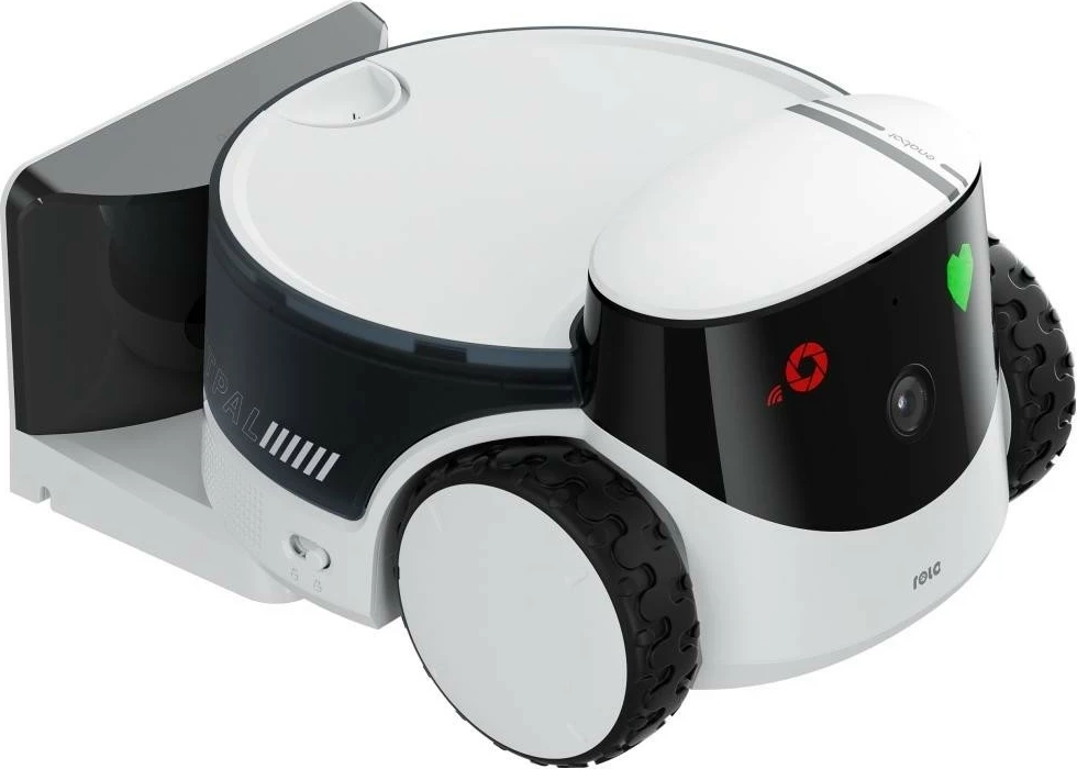 Robot spremljevalec za pse in mačke Enabot ROLA PetPal, črno-bel