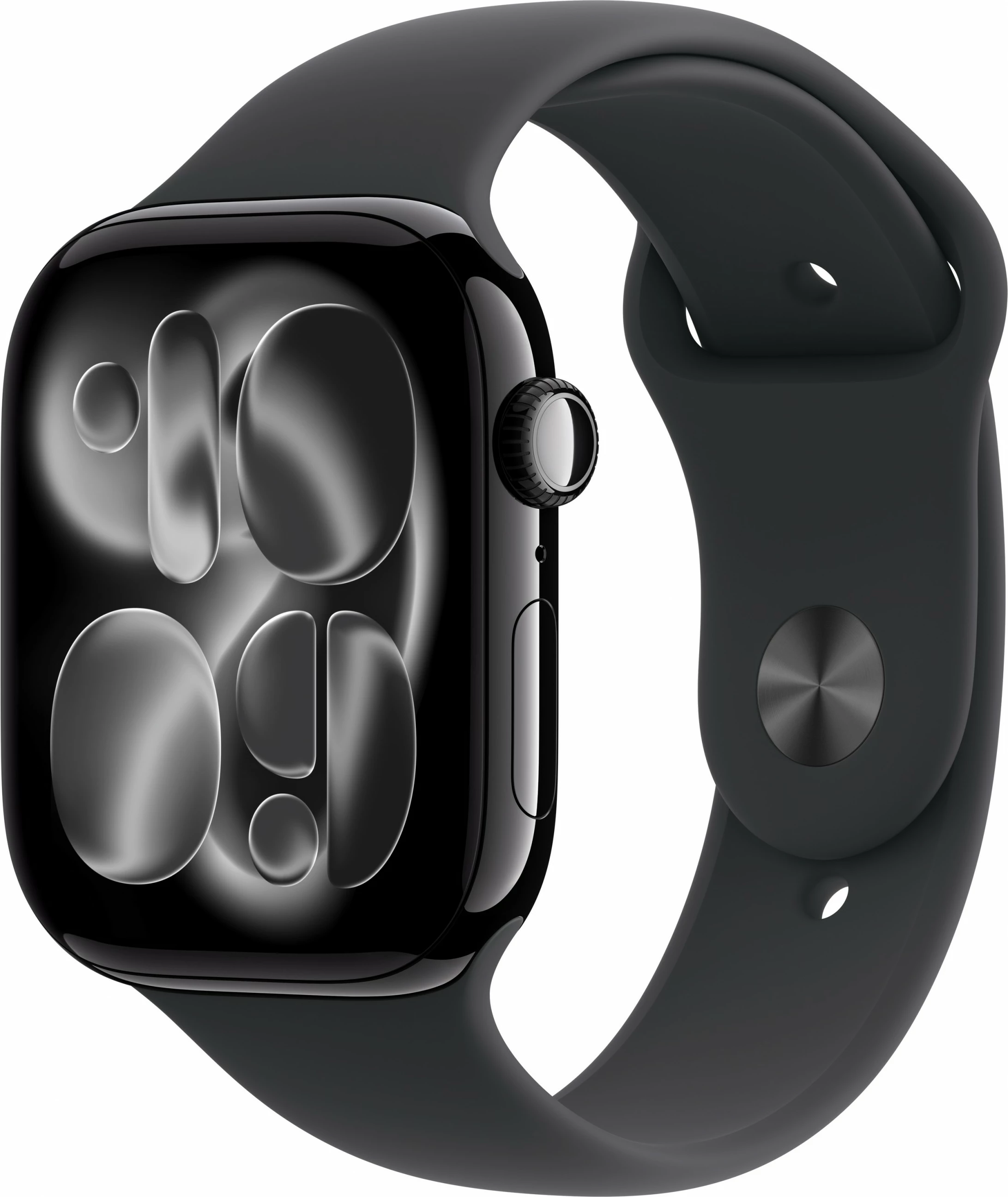 Pametna ura, aluminij, 46 mm, diamantno črna, športni pašček črn, Apple Watch S11 S/M