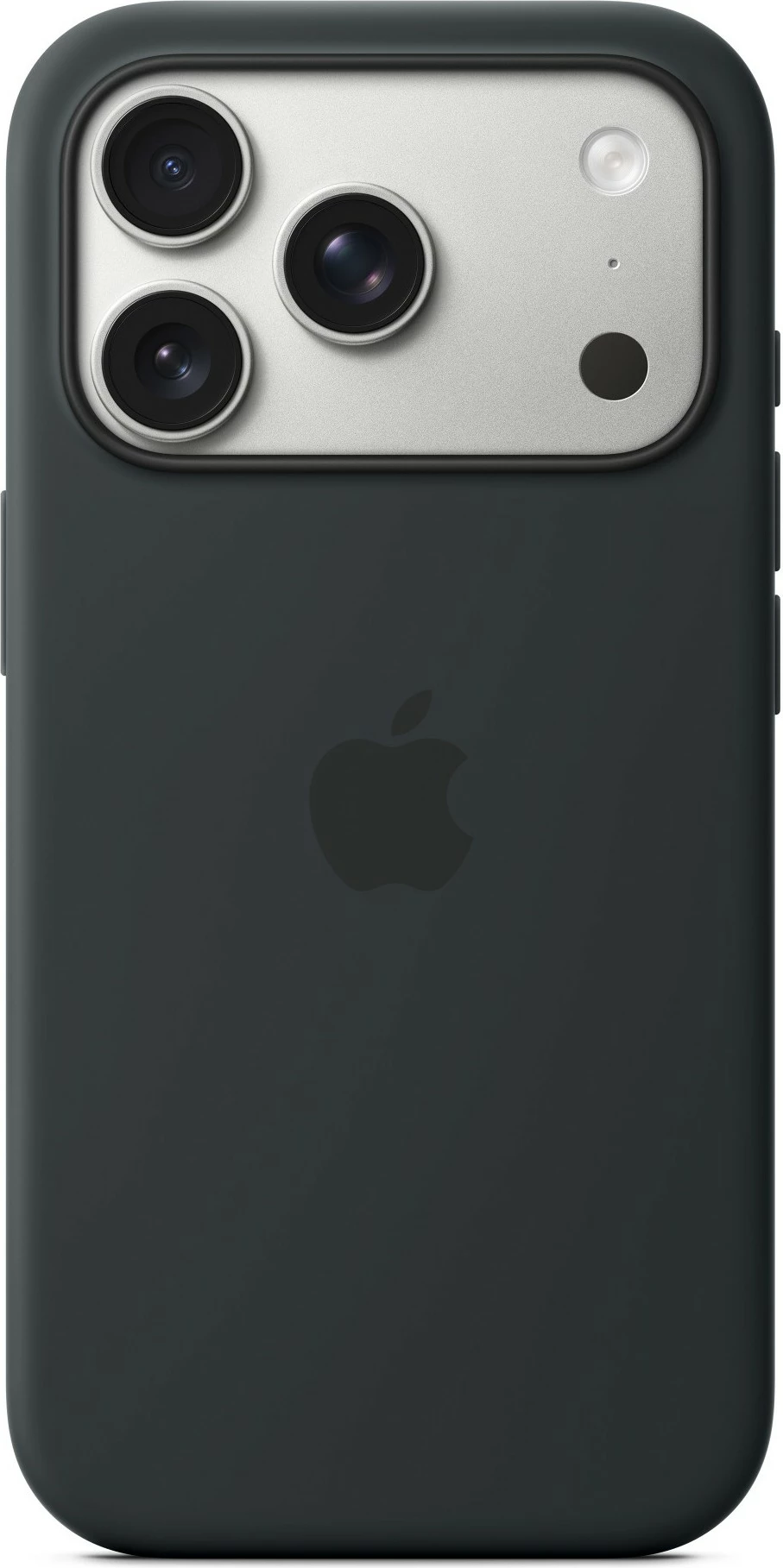 Silikonski ovitek za telefon Apple iPhone 17 Pro MagSafe, črn