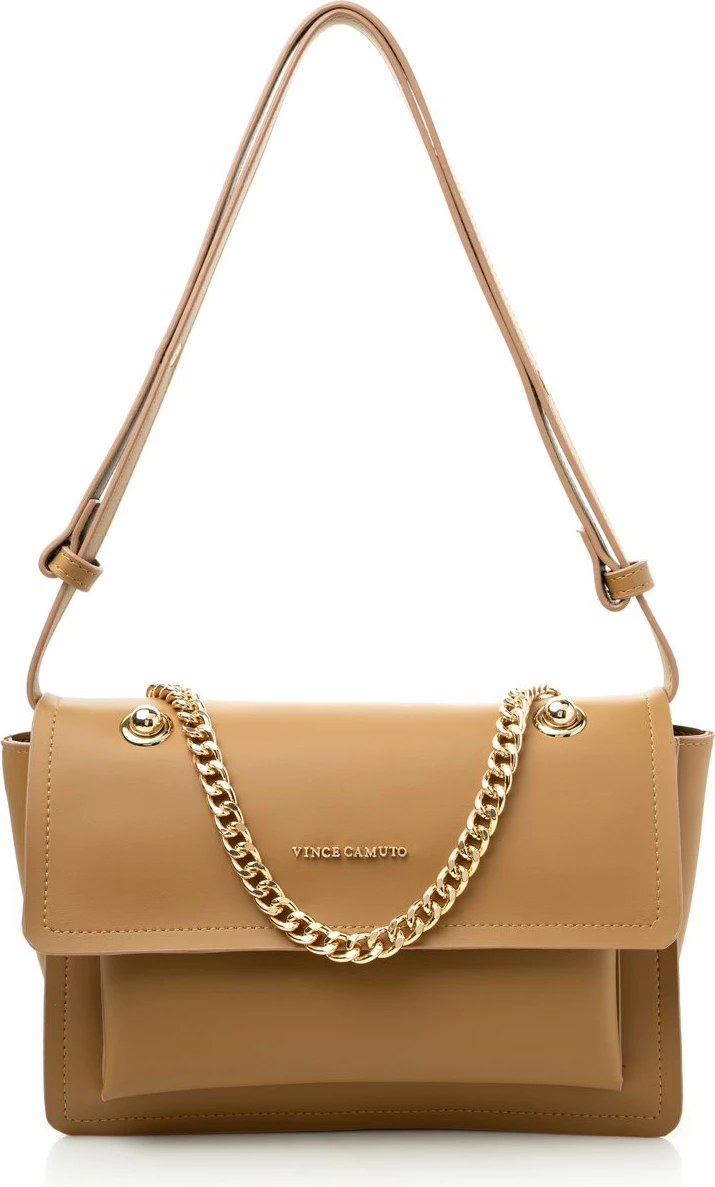Črta moda v barvi gorčice, Vince Camuto Sorrento, torbica za čez ramo