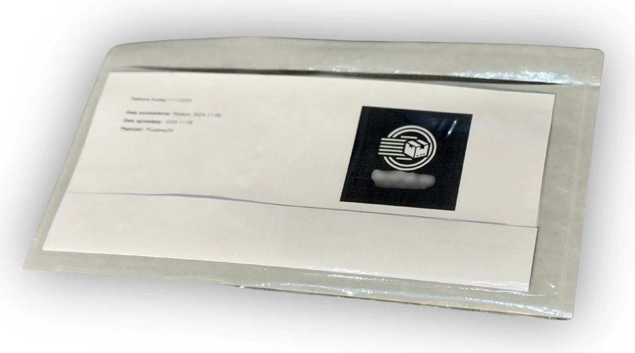 Transparenten kuverta za kurirsko pošto BSTech DL, BESTPAK, 235 x 125 mm, 1000 kosov