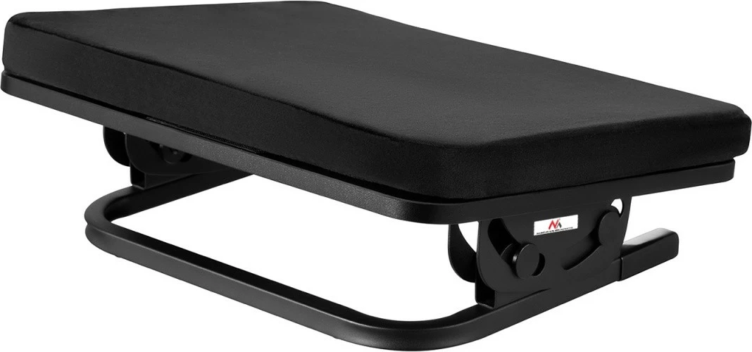 Ergonomska naslonjala za noge Maclean MC-460, z odstranljivim blazinskim vložkom, črna