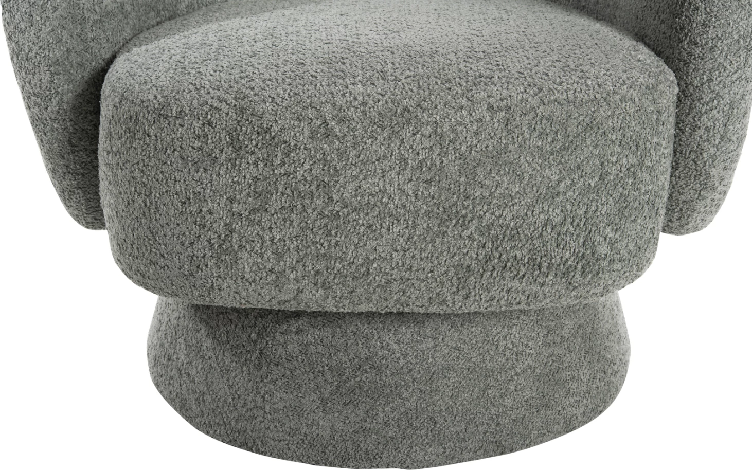 Vrtljivi naslanjač KARLEN FH9592.05 pistacija zelena boucle tkanina 79x79x76 cm