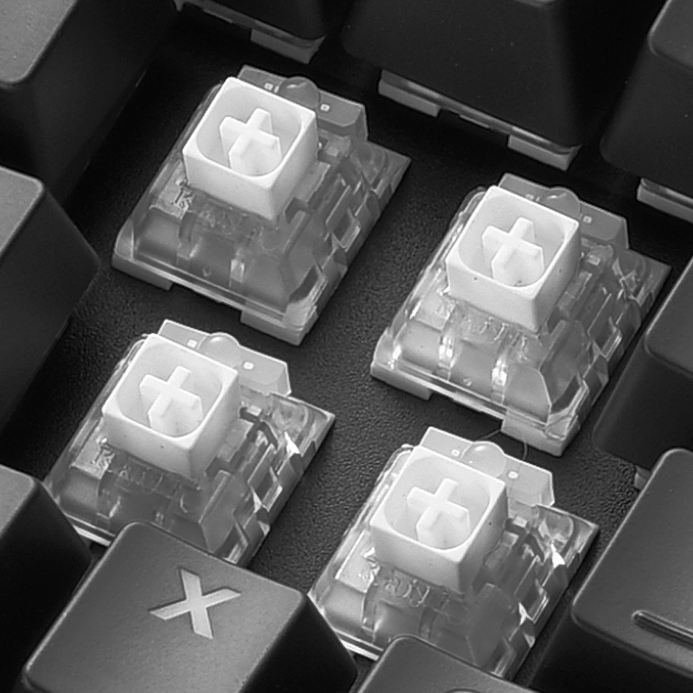 Mehanska tipkovnica SHARKOON SKILLER SGK60, Kailh Box White, RGB, US nastavitev, črna