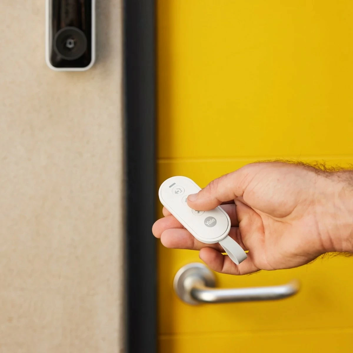 Pametni daljinski upravljalnik za alarm, Yale Home AL-KF-1A-W, bel