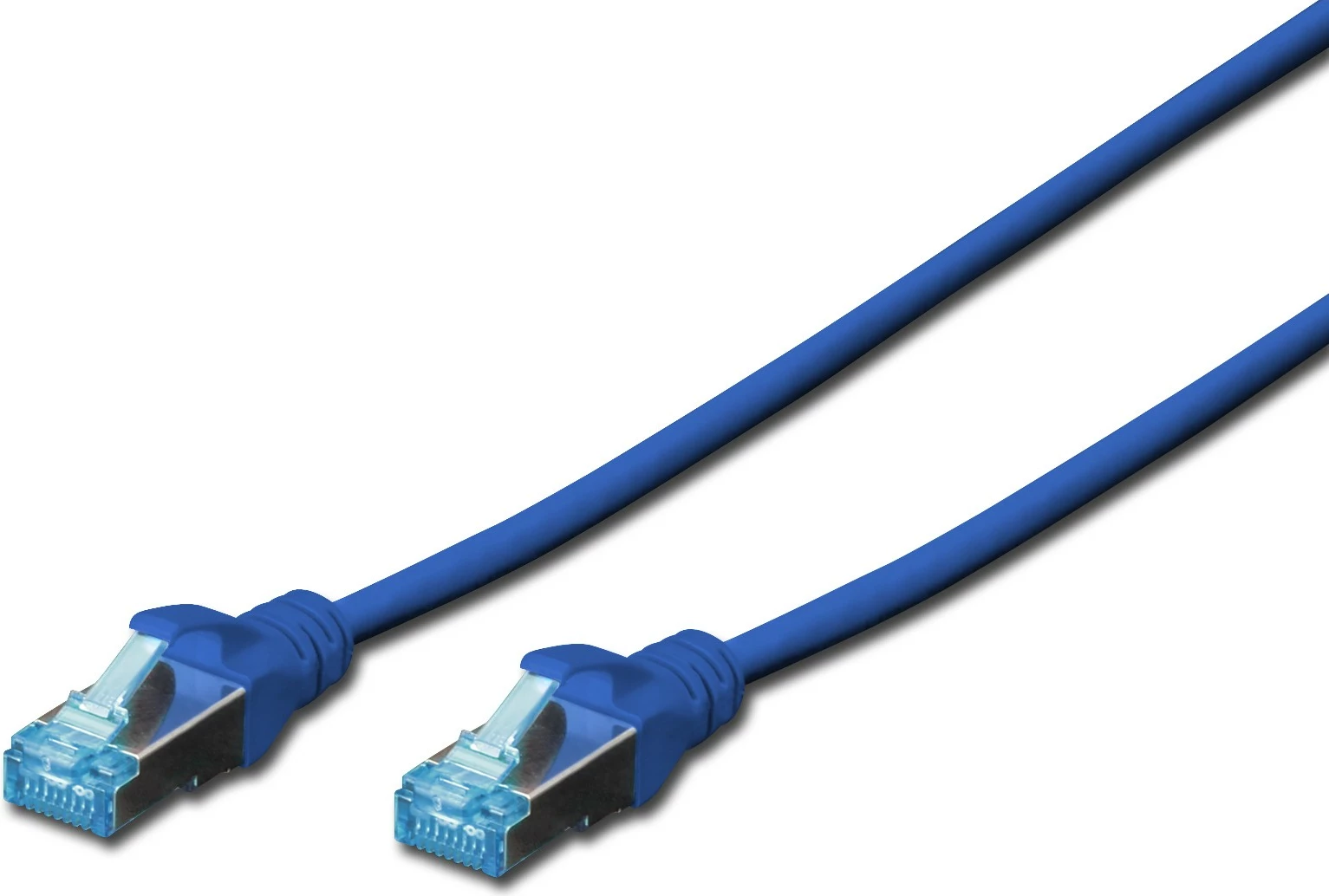 Omrežni kabel Cat5e SF/UTP 0,5 m, RJ-45, moder Digitus