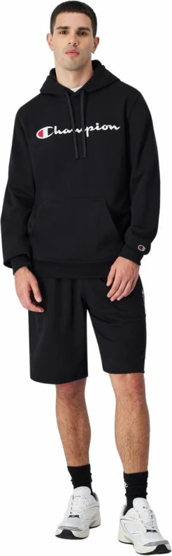 Duks s kapuco Champion, črn