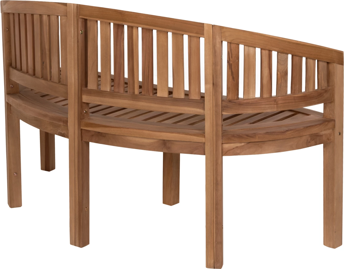 Klop 2-sedežna CAPO FH9539 iz tikovine v naravni barvi 149x59x86Hcm