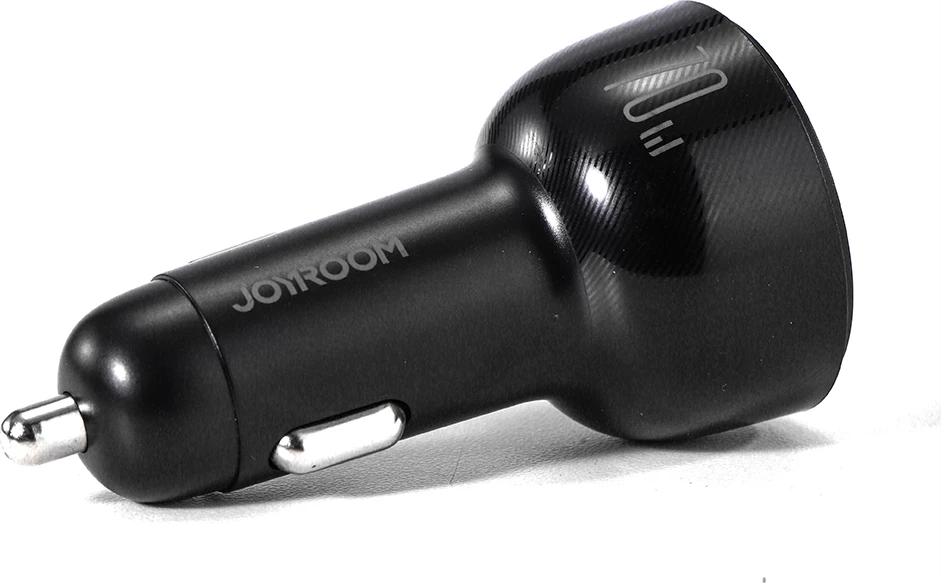 Hiter avto polnilec, Joyroom JR-CL26, 70W, 3 vhodne vtičnice (USB, 2x USB-C), črn