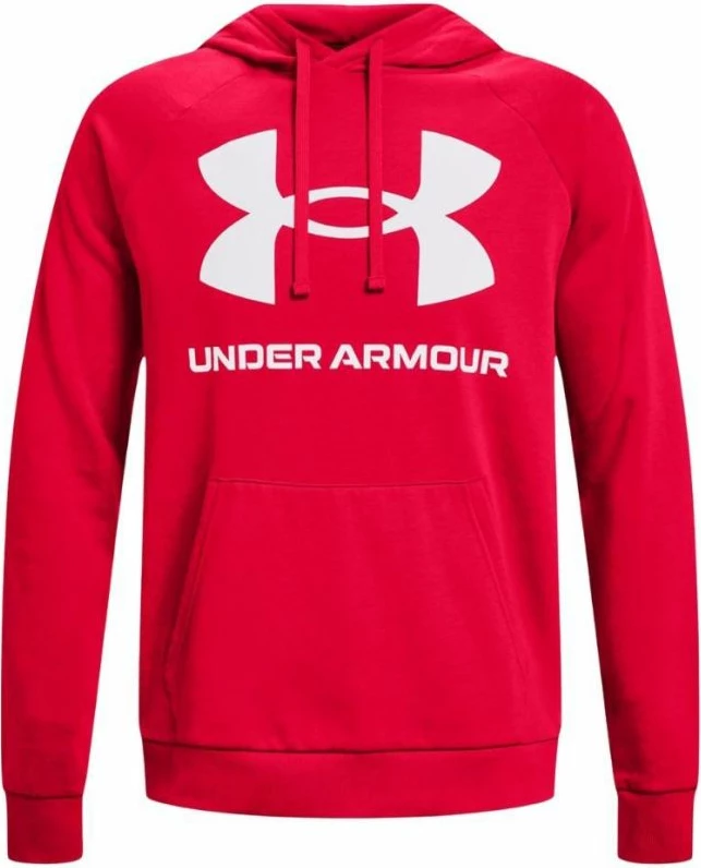 Duks brez kapuce Rival Fleece, rdeč — Under Armour za moške