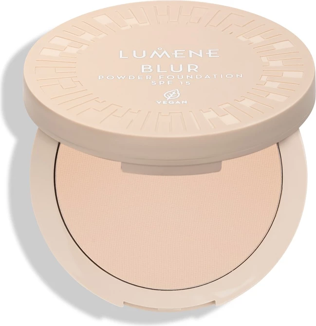 Kompaktna podlaga Lumene Blur Longwear Powder Foundation SPF15 št. 3, 10 g
