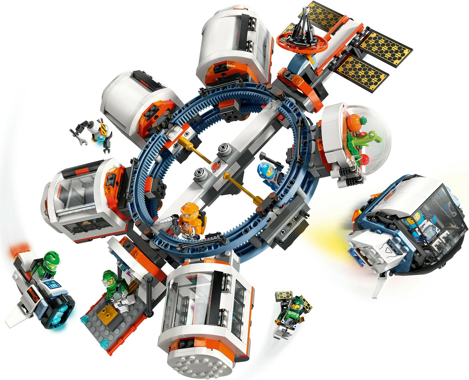 Modularna vesoljska postaja LEGO 60433, 1097 kosov, večbarvno